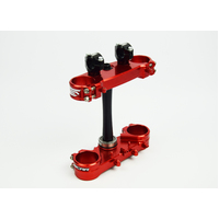 CR125 CR250 CRF250 CRF450 1997 TO 2007 TRIPLE CLAMPS RED SCAR RACING