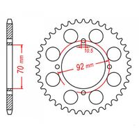 SPROCKET REAR MTX 476 35T #530