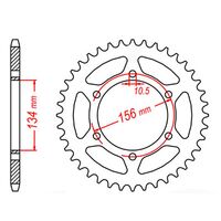 SPROCKET REAR MTX 472 42T #520