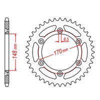 SPROCKET REAR MTX 828 42T #520