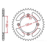 SPROCKET REAR MTX 798 45T #428