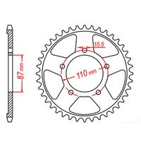 SPROCKET REAR MTX 829 42T #530