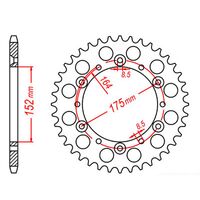 SPROCKET REAR MTX 853 40T #520