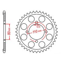 SPROCKET REAR MTX 284 45T #530