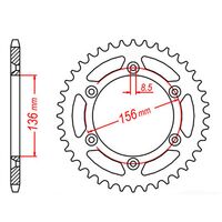 SPROCKET REAR MTX 822 42T #520