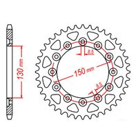 SPROCKET REAR MTX 245/2 39T #520