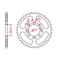 SPROCKET REAR MTX 801 34T #420