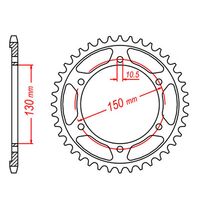 SPROCKET REAR MTX 300 39T #525