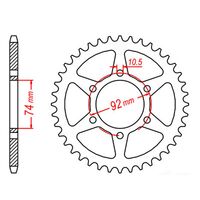 SPROCKET REAR MTX 856 45T #530