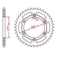 SPROCKET REAR MTX 223 48T #520