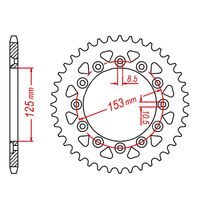 SPROCKET REAR MTX 210 / 301 50T #520