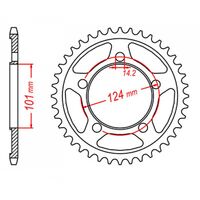 SPROCKET REAR MTX 898 37T #525