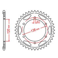 SPROCKET REAR MTX 312 38T #525