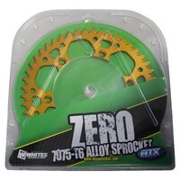 SPROCKET REAR MTX ZERO Alloy MX 210 49T #520 GLD