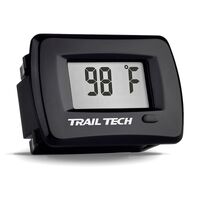 TRAIL TECH TTO PANEL - TEMP METER 8mm RADIATOR FIN - BLK